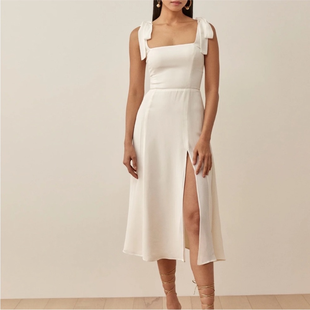 NWT reformation twilight dress in ivory